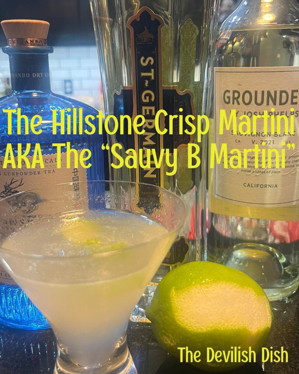 It’s National Sauvignon Blanc Day - Celebrate with a HILLSTONE CRISP MARTINI AKA The “Sauvy B Martini” Crisp, refreshing a perfect for the patio:

thedevilishdish.blogspot.com/2025/06/copyca…

#nationalsauvignonblancday #hillstonecrispmartini #sauvybmartini #sauvblanccocktails #martinirecipes
