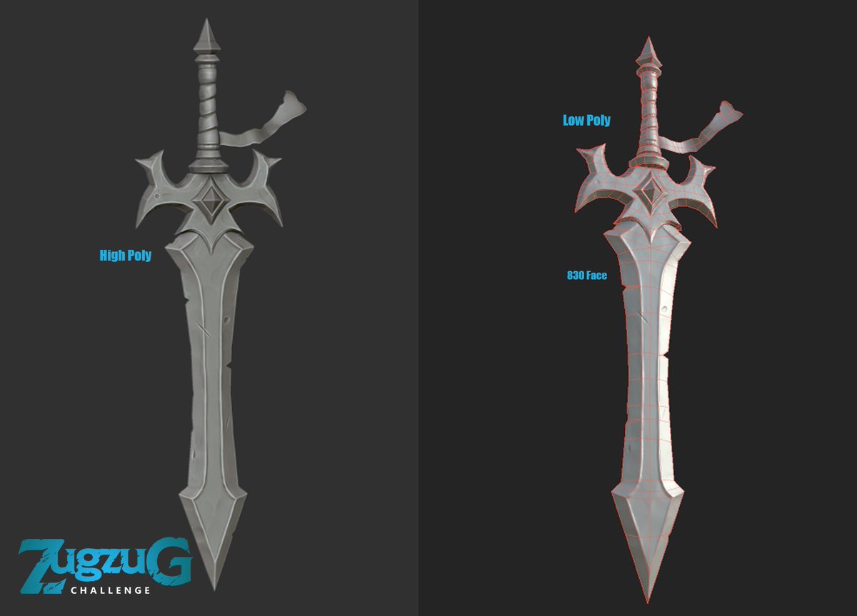 rai3dart's tweet photo. Retopo day βοΈ #sword #wip #diorama #propart #zugzugchallenge https://t.co/Y5GMJXqEdI