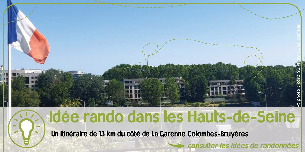 ffrandonnee92's tweet photo. 🚶‍♀️ Idée Rando : La Garenne Colombes-Bruyéres 🕊️
🥾13 km  ⏱️3h30

Une manière originale de découvrir les centres historiques de Colombes, Bois-Colombes et La Garenne-Colombes.

🚩Départ : Gare de Colombes
🏁Arrivée : Gare La Défense Grande Arche
💡https://t.co/SOUpK5Hmac https://t.co/vvZSv6wa6l
