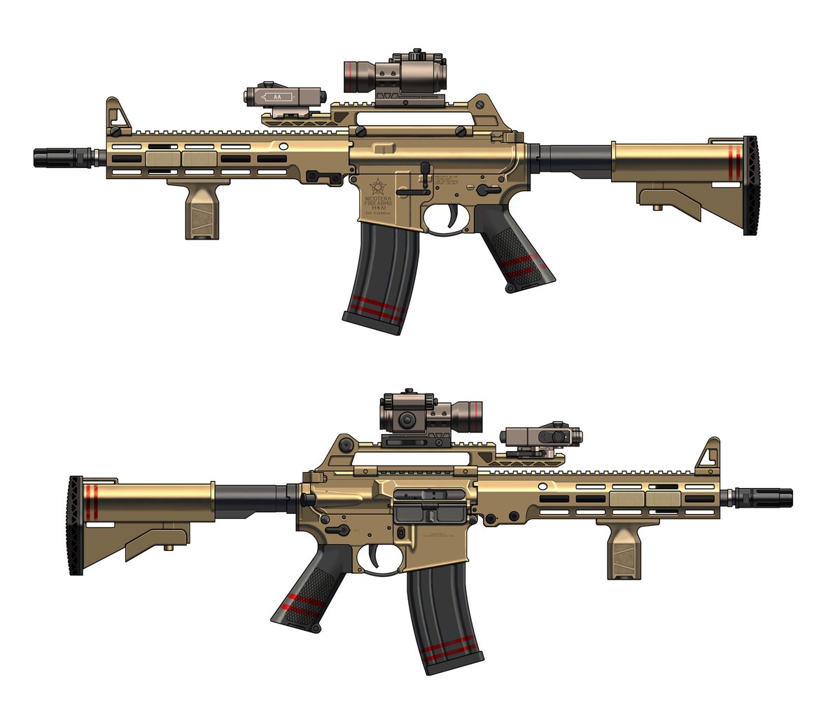 116_spartan56's tweet photo. GWが終わるので黄金銃を貼っておく…. https://t.co/ZahzbfWi7v