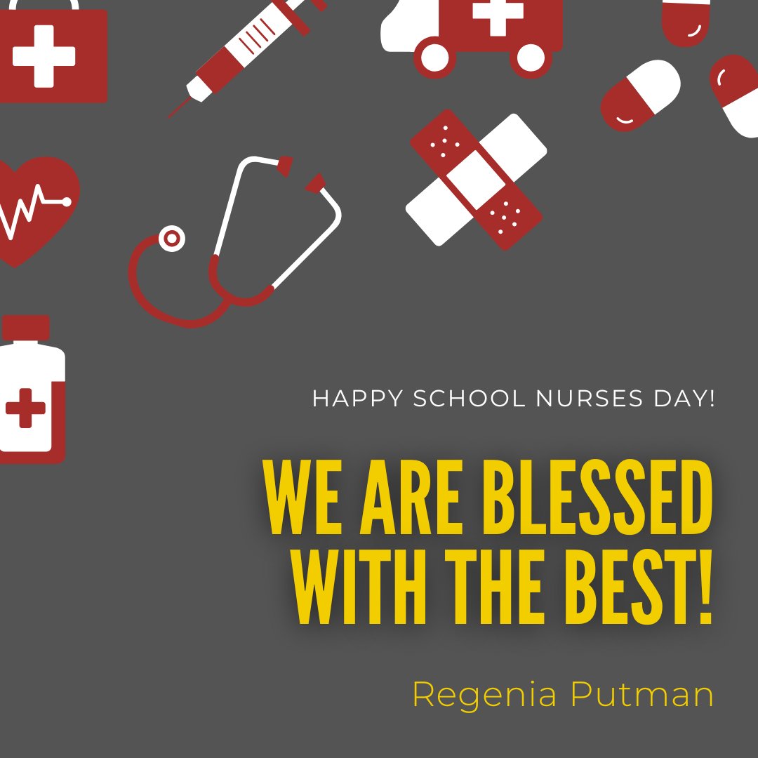 JeffsFairbury's tweet photo. π©Ί Happy School Nurses Day to our very own, Regenia Putman! Thank you for all you do for our school & our students! β€οΈπ
#JeffPride https://t.co/YOA84mdzTk