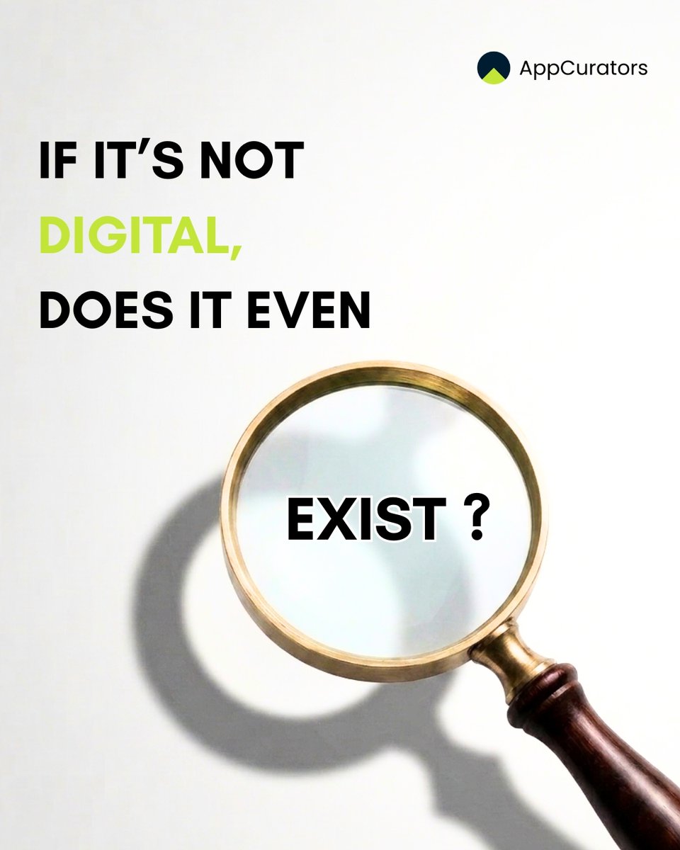 App_Curators's tweet photo. If it’s not digital, does it even exist?
In today’s world, your presence is your power.
No visibility = no growth.
Build digital. Stay relevant.
🌐 https://t.co/Oqd6U6TAVA
#digitalpresence #startupindia #businessgrowth #onlinebusiness #techstartup #appdevelopment https://t.co/6i3wxBPcua