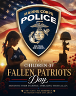 joinmcp's tweet photo. Marine Corps Police honor children of fallen service members.

#MarineCorpsPolice https://t.co/EUacNxlOWL