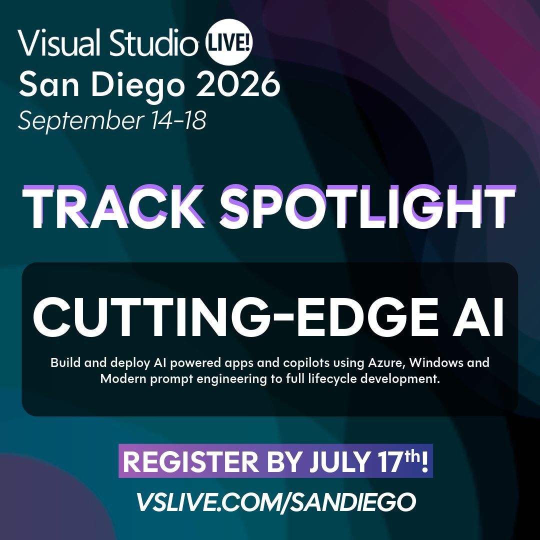 Visual Studio Live! tweet media