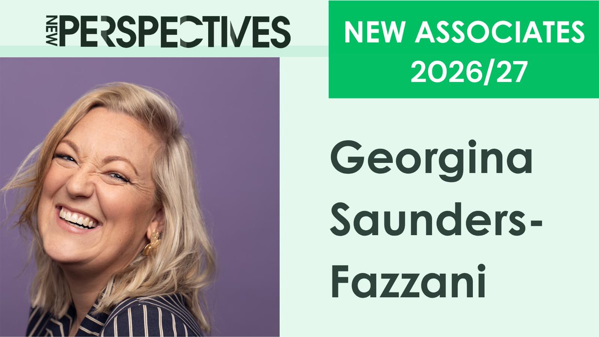 NPtheatre's tweet photo. 📢Introducing #NewAssociates 2026/27.
✨ Georgina Saunders- Fazzani is a dance artist based in Nottingham. Her creative process is rooted in humour, using playfulness &amp; personal stories to shape engaging movement. ⁠Read more about Georgina here➡️🔗https://t.co/62yWJKXBpH https://t.co/6cpv5CfkL4