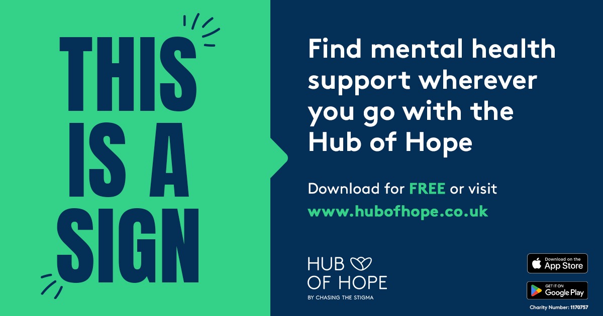 MarpleSurgery's tweet photo. This week is Mental Health Awareness Week. Do you know what support is available in your local area. Visit the hub of hope to find out more.
https://t.co/lkntrWNRPf https://t.co/VruotDmz1D