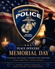 joinmcp's tweet photo. Marine Corps Police honor fallen officers today.

#PeaceOfficersMemorialDay https://t.co/hxVJTlnZRU