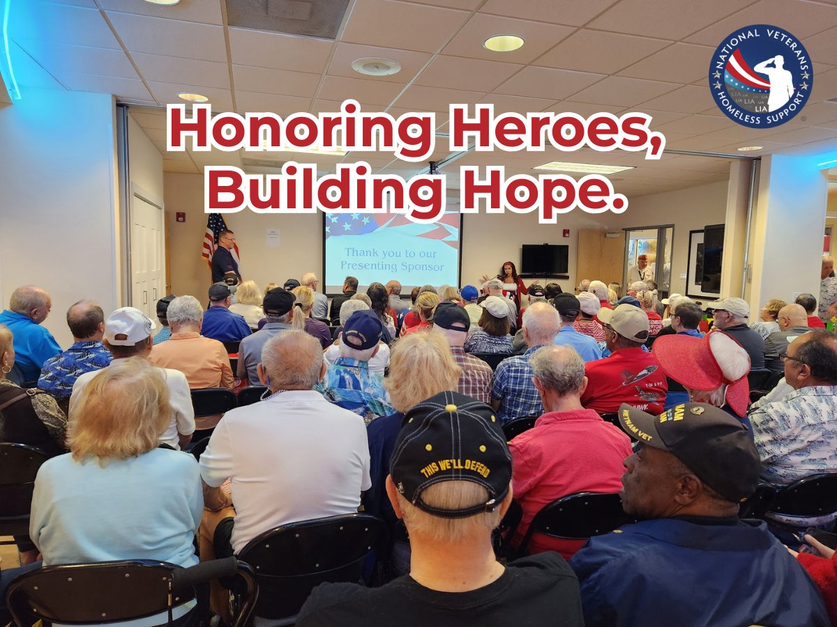 NVHS's tweet photo. Veterans in Brevard County continue to face the difficult challenge of homelessness and unstable housing long after their service ends.

Providing timely resources and connections can restore emotional stability, hope, and a clear path toward long-term independence and improved quality of life.

Our team at National Veterans Homeless Support connects with our community to raise awareness about veteran homelessness and share vital housing and support resources for local veterans in need.

Learn about and register for our community events here: https://t.co/RLIHbmbwyi

#SupportVeterans #EndVeteranHomelessness #VeteranSupport #BrevardCounty #CommunityImpact #VeteransDay