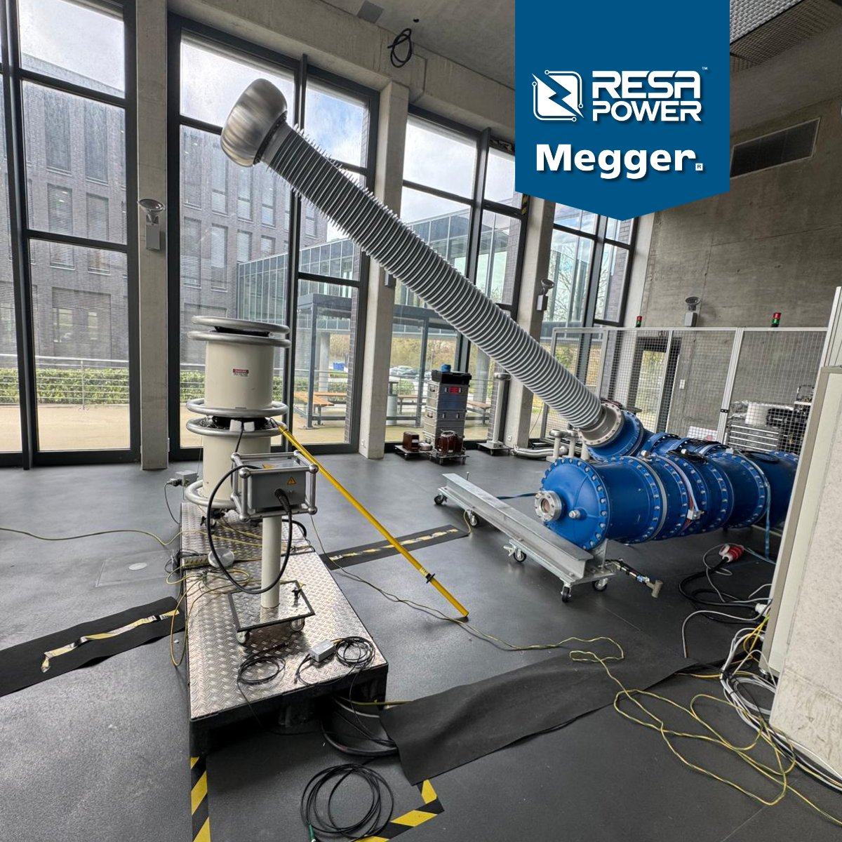 ResaPower's tweet photo. RESA Power recently completed partial discharge training with Megger in Germany as part of our continued focus on advanced electrical testing and diagnostics.

#RESAPower #RESAPowerService #PartialDischargeTesting #ElectricalTesting #PowerSystems #ElectricalMaintenance https://t.co/jnW0AZHJC6