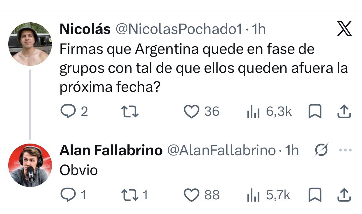 <a href="/AlanFallabrino/">Alan Fallabrino</a> Los arruinaste Ubeda los arruinaste para siempre