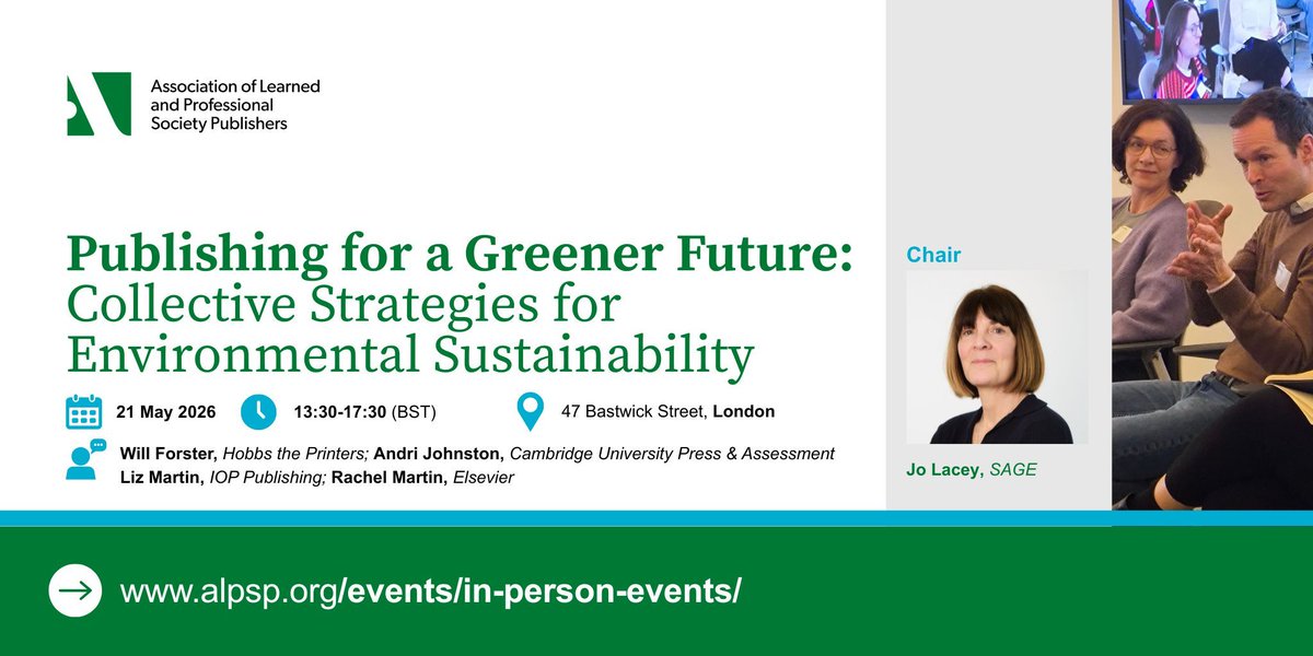ALPSP tweet media