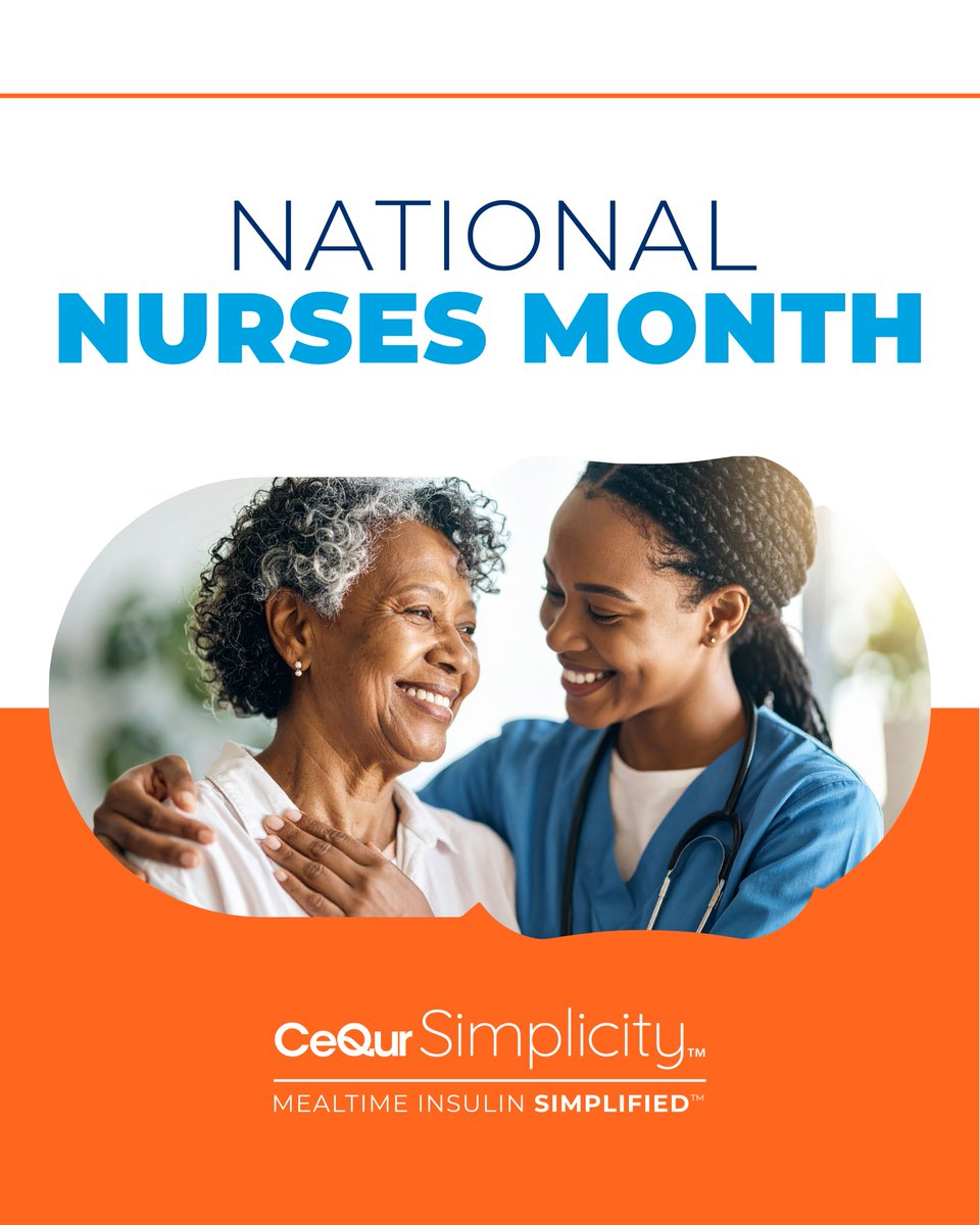 CeQur's tweet photo. All month long, we recognize the nurses who help make diabetes care more manageable for their patients. From education to everyday support, your impact doesn’t go unnoticed. Happy National Nurses Month!

#NationalNursesMonth #CeQurSimplicity https://t.co/h2enqMnZ0I