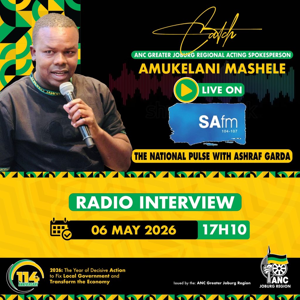 ANC Greater Joburg Region tweet media
