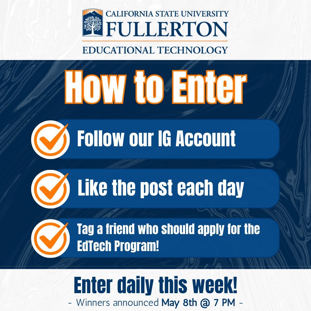 CSUF Ed Tech Program tweet media
