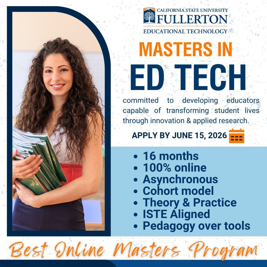 CSUF Ed Tech Program tweet media