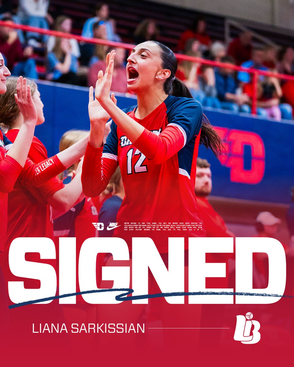 DaytonVB's tweet photo. Liana is going pro! 🤩

Congratulations to Liana Sarkissian for signing with the Ladies in Black in Aachen, Germany!

#UDVB // #FlyerLegacy https://t.co/RCDqsLl1DJ