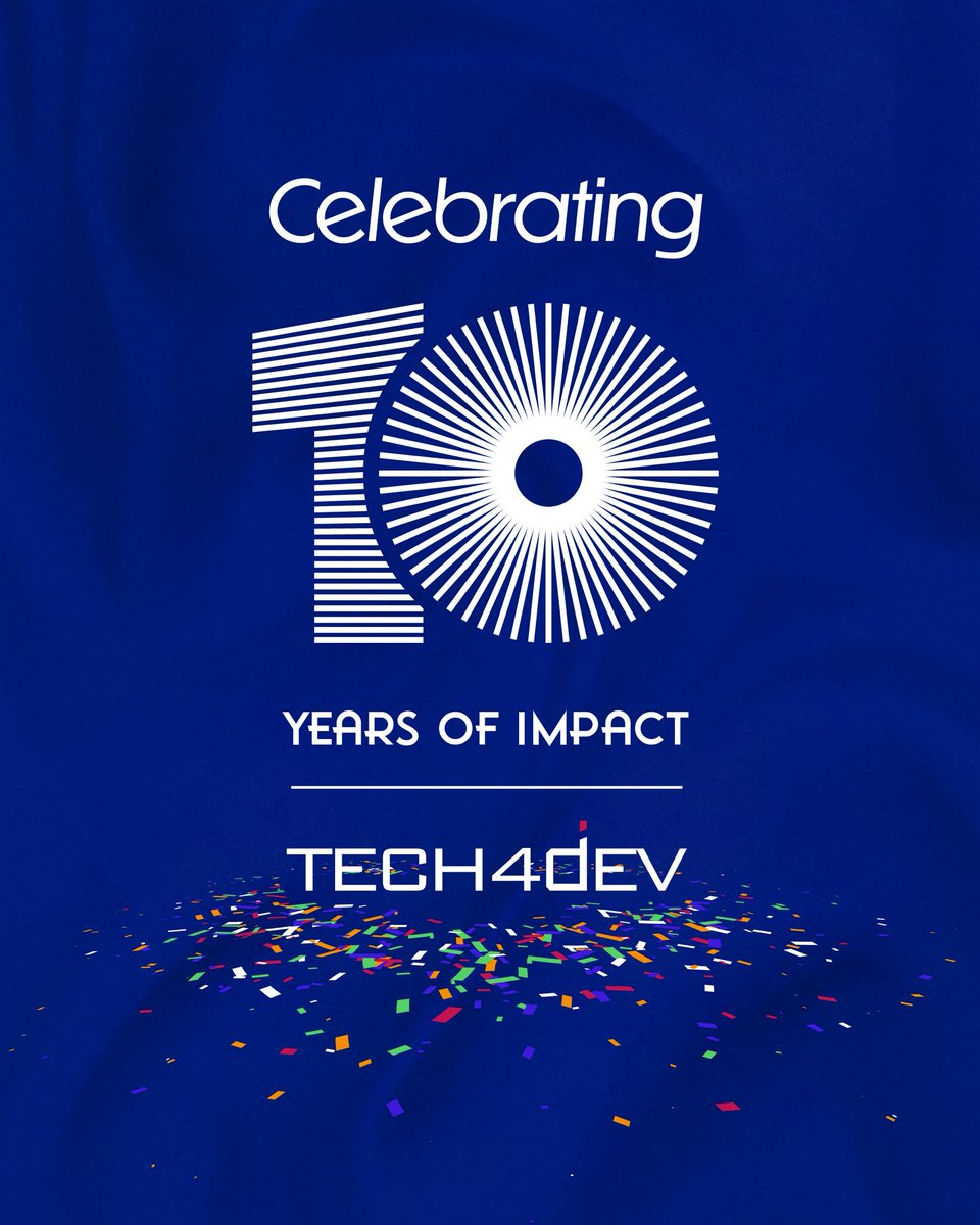 Tech4DevHQ's tweet photo. What can happen in 10 years? 

A skill can become a career. A decision can change millions of stories. What once felt impossible can become everyday reality.

10 years ago, Tech4Dev started with one bold belief: that economic prosperity should be within reach for everyone, regardless of geography or background.

We saw the gap, we chose to act, and we committed to using digital skills as a powerful driver to unlock opportunity.

Today, that belief has grown into a global movement equipping young people with AI-native and technology skills, and connecting them to real jobs, real income, and real opportunities in the digital economy.

Thousands of lives impacted. Countless stories changed. A growing community shaping the future of work.

And this is just the beginning.

As we count down to 10 years of impact, we’re celebrating every learner, every partner, every story that has made this journey what it is.

The next 10 years? We’re going even bigger!

If Tech4Dev has been part of your journey, we want to hear from you. What has your experience been like? Share your story with us 👇

#Tech4DevAt10 #Tech4Dev #ADecadeOfImpact