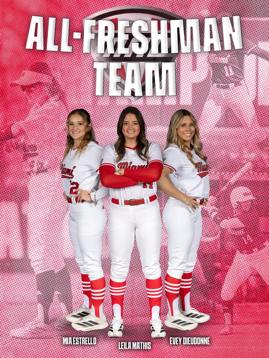 MiamiOH_SB's tweet photo. ALL. MAC.
First Team + Freshman Team 💪
A reflection of the work, the grit, and the standard. #RiseUpRedHawks https://t.co/oKnnHCtzcb