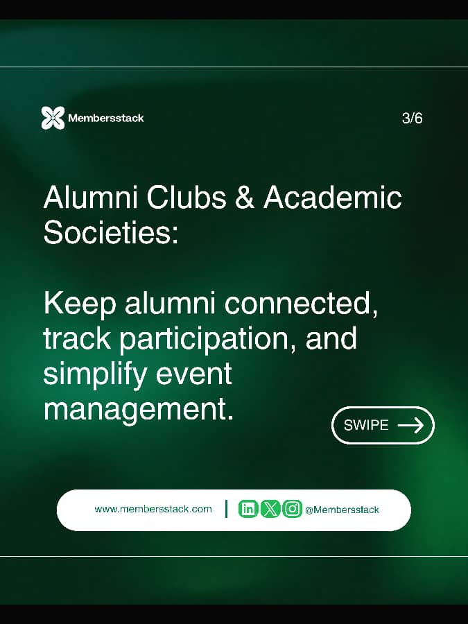 membersstack's tweet photo. Built for your organisation to last.
Welcome to Membersstack where we make it our business to ensure your organisation thrives, no matter what you do.
Visit https://t.co/vauOi6ZnD0 to learn more.
#Membersstack
#MembershipSoftware
#Membership
#Nigeria
#Africa https://t.co/ONp7qVxjSt