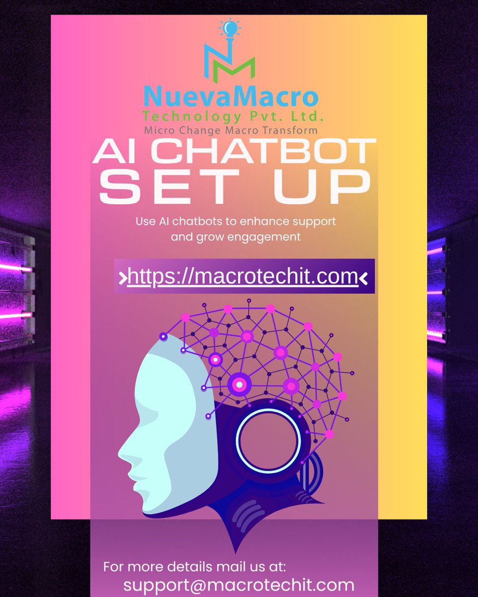 NmTech22's tweet photo. 🚀 Elevate your customer experience with our AI Chatbot Support!

💬 24/7 instant responses
⚡ Faster resolutions, happier customers
🤖 स्मार्ट automation that saves time &amp; cost
📈 Scale your support without scaling your team
Whether you're a startup or enterprise, our AI chatbot https://t.co/hOq2DaPYl9
