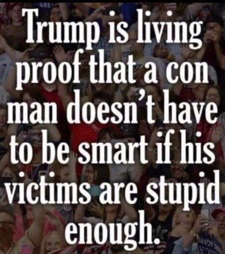 MakeTexasBlue22's tweet photo. Millions of Americans woke up today worried about bills while the conman in the White House woke up to making billions in profits off his name at an airport because of the broke fools who lifted him up while watching their families suffer.

Good job MAGA for stuffing his pockets while he doesn't give a damn about you.