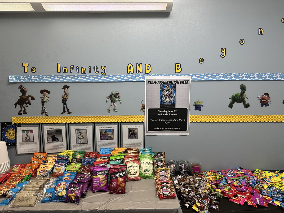 LEAPSouth's tweet photo. Teacher Appreciation Day 2 was a hit! 🍎
Seeing our teachers take a moment to treat themselves (for once!) was the best part. They deserve all the snacks and all the love! 💛 #TeacherAppreciationWeek #LEAPwherethemagichappens #LEARNLIVELEAP @CMatthewsFCS https://t.co/xKHx6Y7IAl
