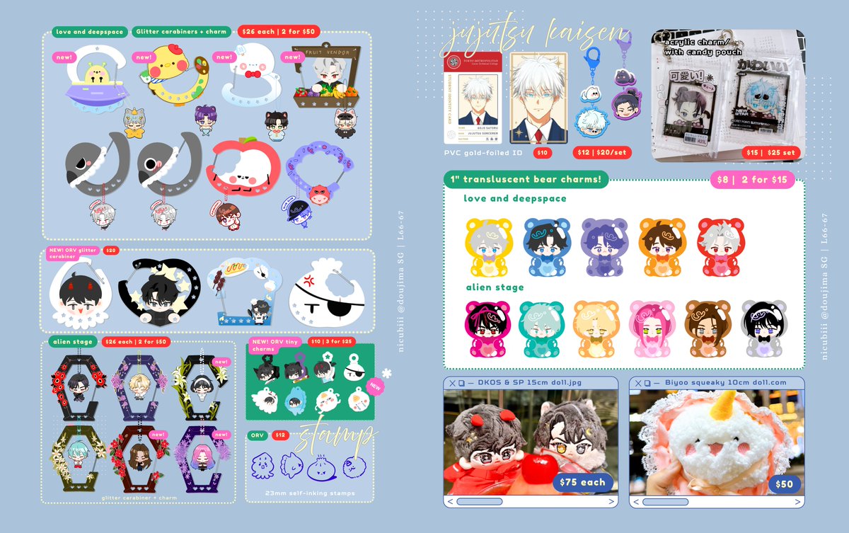 nicubiii's tweet photo. [rts🩶]

hii! here's my #doujima2026 catalog finally!!🔥 tabling with @amojinph we're at L66-L67, come say hi!!

🩶 bts, orv, alsnt, lads, ghibli,  jjk, hsr, genshin

#doujimasg  #doujima2026catalogue
(1/2) https://t.co/qw4uTeDvXA