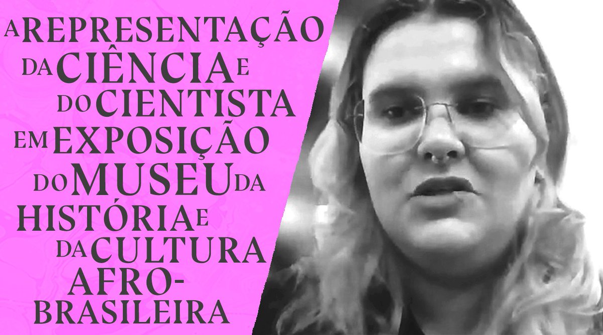 inctcpct's tweet photo. 🎥 Júlia Botelho, pesquisadora do INCT-CPCT, apresenta artigo em que é analisado como a ciência e os cientistas são representados na exposição de longa duração do Museu da História e da Cultura Afro-Brasileira (MUHCAB).
https://t.co/ps67hq9HBJ https://t.co/nOc8DkpPrl