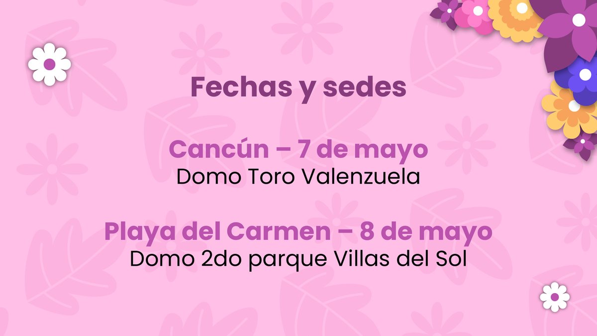 DHCAGUAKAN's tweet photo. Celebra a mamá con una tarde especial en el Festival del Día de las Madres 💖
Un evento pensado para disfrutar en familia, con show, sorpresas y una causa que nos une.
Aquí te compartimos fechas, sedes y cómo participar.

Más información aquí: https://t.co/v8hzmIY7vn https://t.co/Eknj2qS4Rh