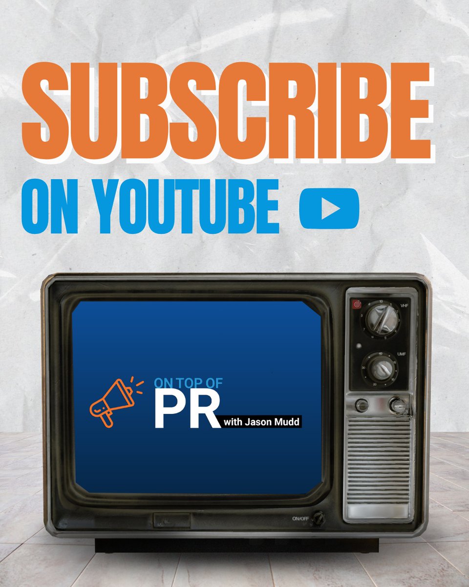 On Top of PR with Jason Mudd podcast tweet media