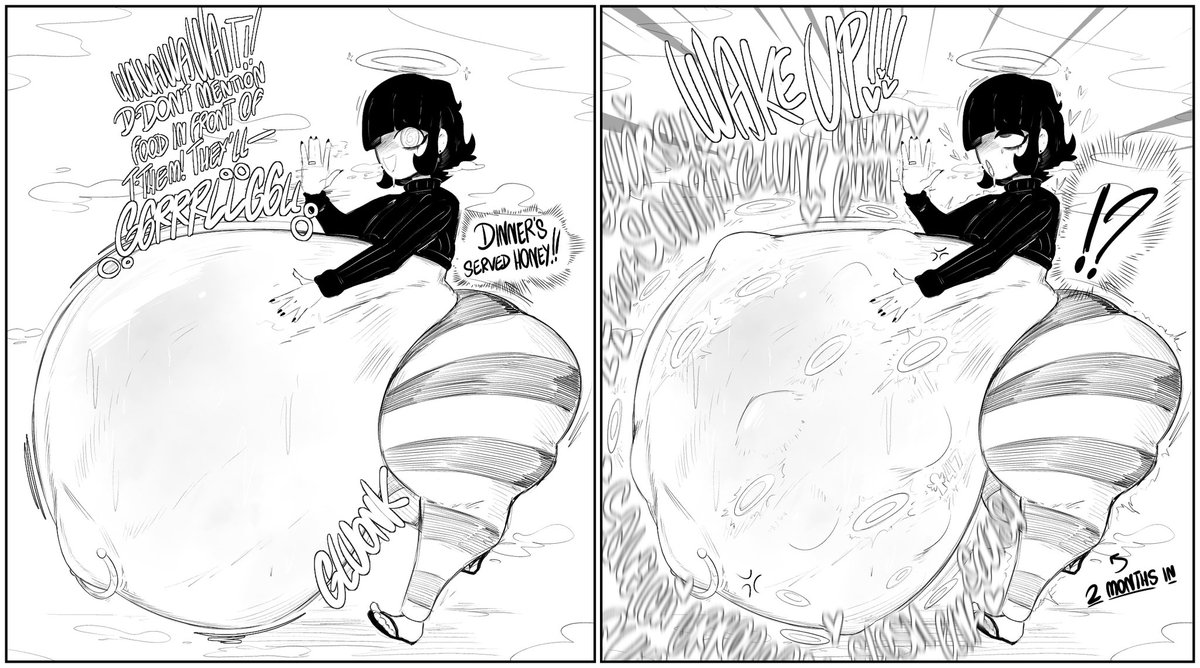tuppenjskewer's tweet photo. Been pretty busy with work recently, but since it's May i'm obligated to post at least something for the occasion — Here's a bunch of Hyper Pregnant reposts for Mayternity. https://t.co/IoNFUQs3ql