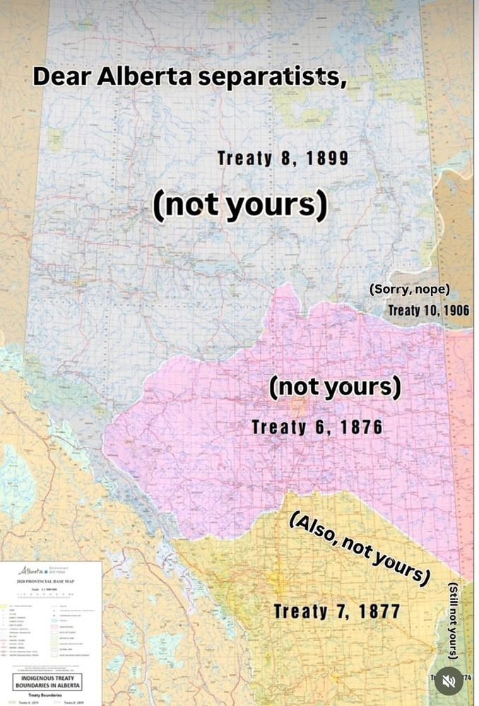 RyGuy2927's tweet photo. @globeandmail Alberta is on Treaty Land. https://t.co/kmBKs1YbjP