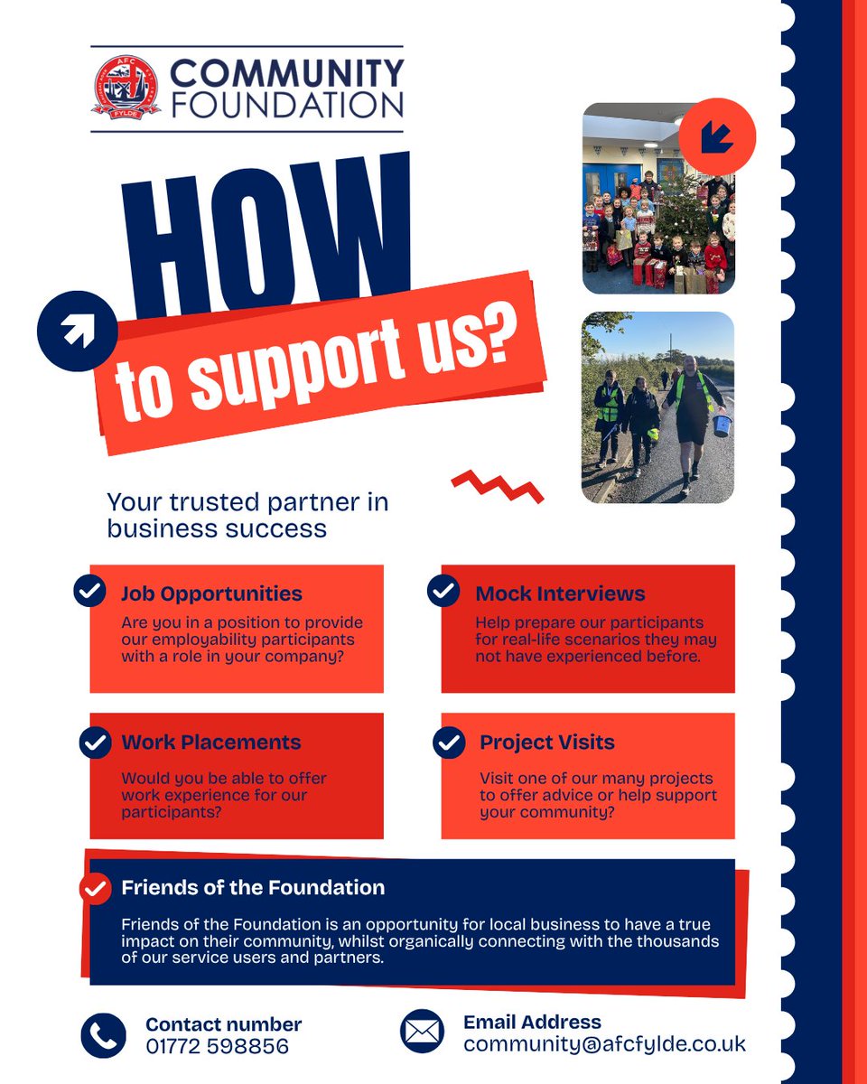 AFC Fylde Community Foundation tweet media