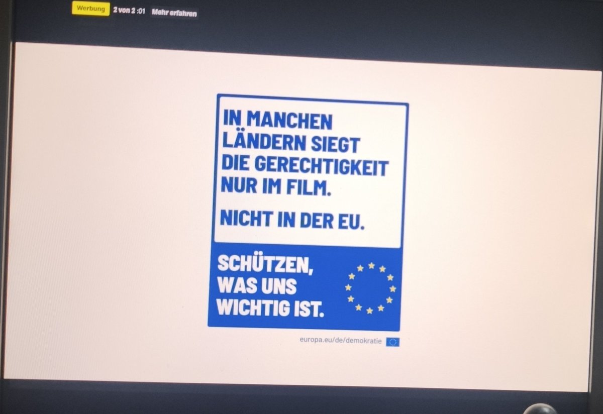 Jetzt macht die EU schon Werbung auf HBOMax! 🤮