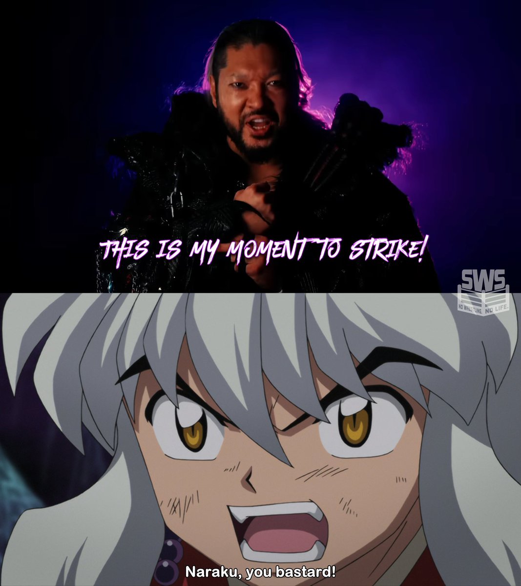 sgwrestlingsoc's tweet photo. Naraku, you bastard! https://t.co/vS2KtBnfrJ