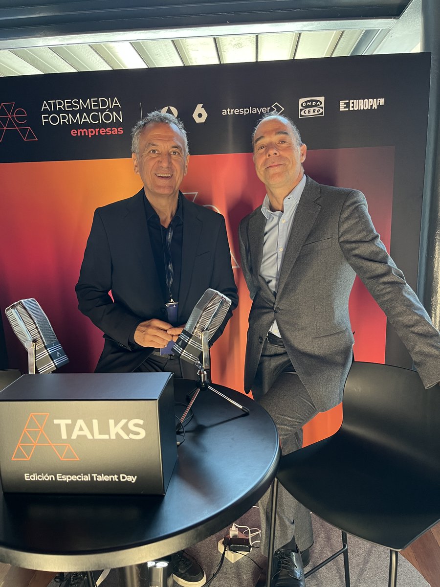 atresFormacion's tweet photo. Hoy hemos estado en el #TalentDay hablando sobre el impacto de la comunicación en el liderazgo y los resultados de una empresa. Agradecidos de formar parte de un evento de tanta relevancia.😊 https://t.co/NEaAFqU6F7