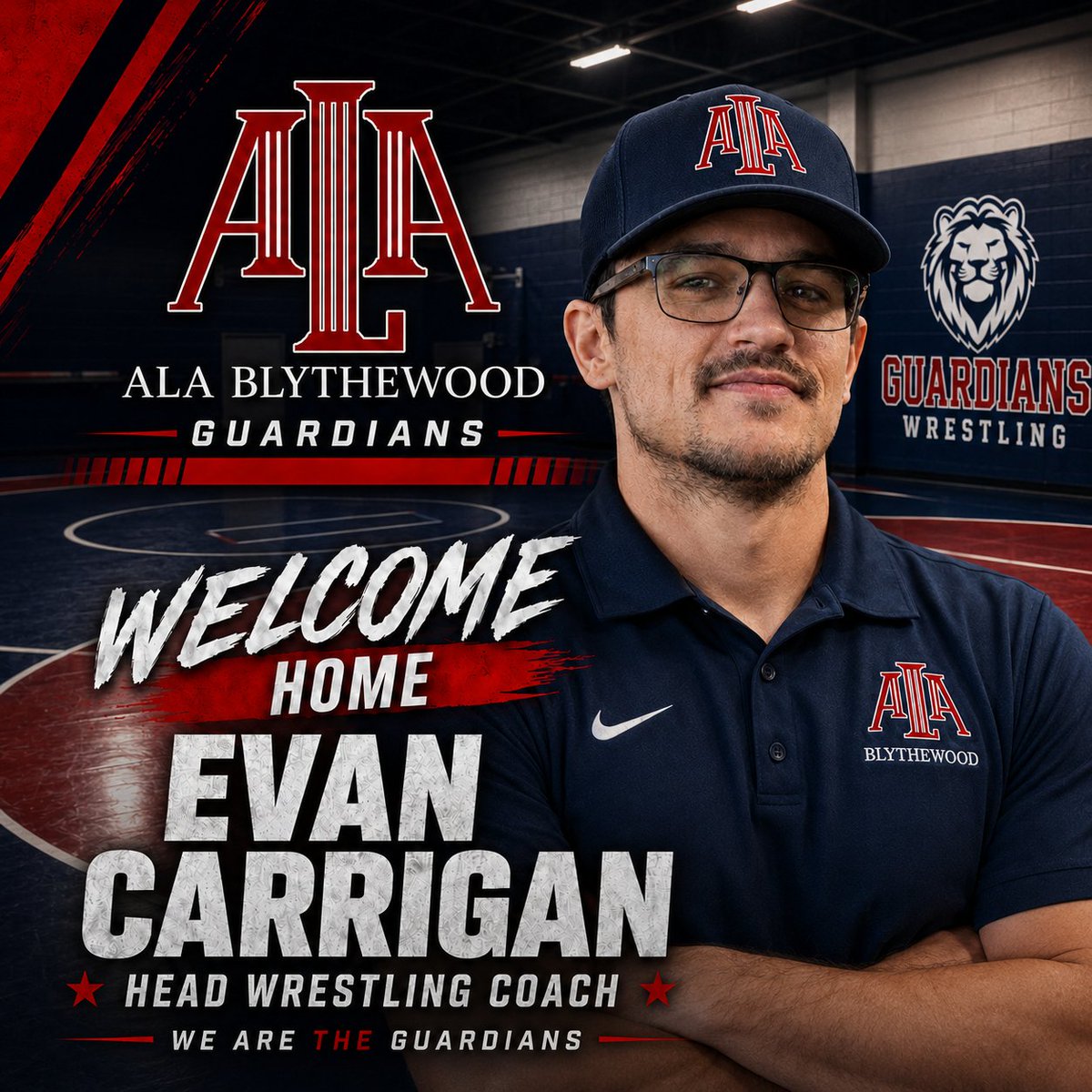 ALABlythewoodAD's tweet photo. 🔥 Welcome Coach Evan Carrigan to ALA Blythewood!

Coach Carrigan joins us as our Head Wrestling Coach after serving at Blythewood High School, where he rose from Assistant Coach to Associate Head Coach and Head Men’s Coach.

Year One. Build the foundation. Own the mat. https://t.co/anGlOCcxJc