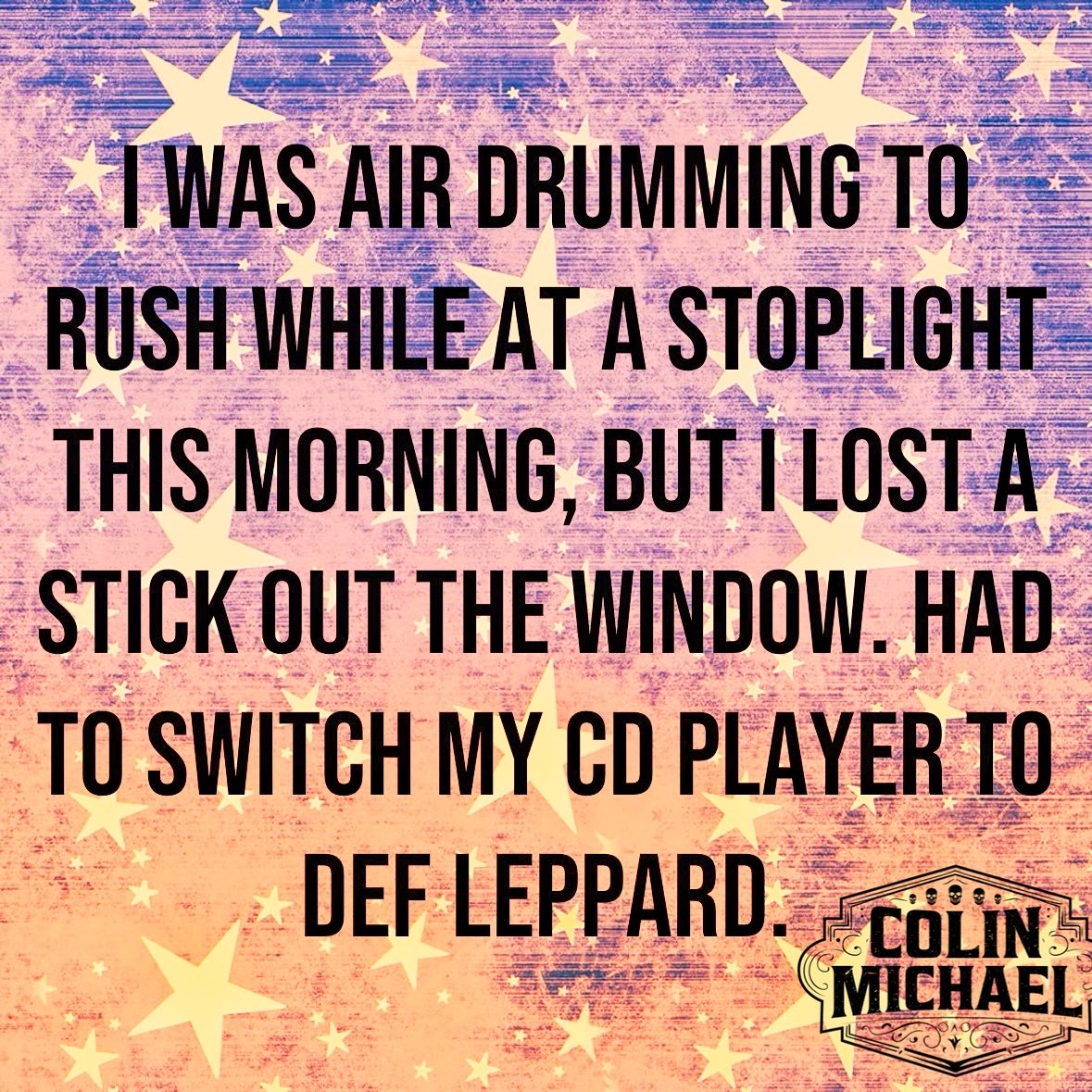 ColinMichaelMus's tweet photo. Oops 🥁

😂😂

Watch our latest music video “Breathing Home” ➡️ https://t.co/AioSeY2cVS

#rush #defleppard #drums #breathinghome #colinmichael https://t.co/DR3bNayGQT
