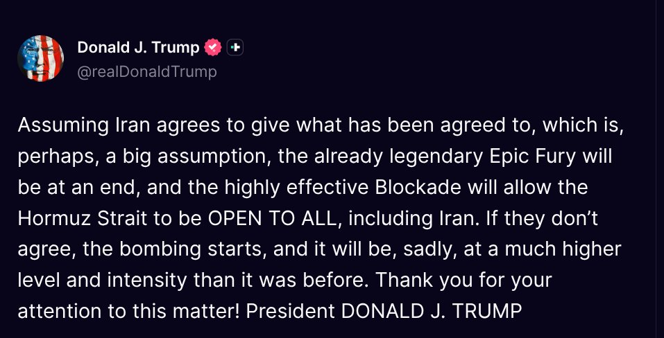 Fan Donald J. Trump 🇺🇸 TRUTH POSTS tweet media
