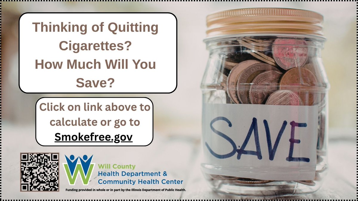 WillCoHealth's tweet photo. Is quitting cigarettes worth the cravings and withdrawal? Absolutely!  Calculate your savings using this calculator. Both your health and wallet will thank you!" https://t.co/APnAwtYtIK https://t.co/ccIHs7pqwb