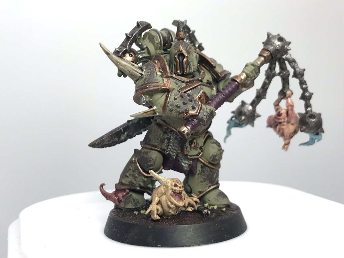 デスガード
プレーグマリーン

キルチームも楽しいのでやろう
やって下さいお願いします

#ウォーハンマー40k
#warhammer40k
#MiniaturePainting
