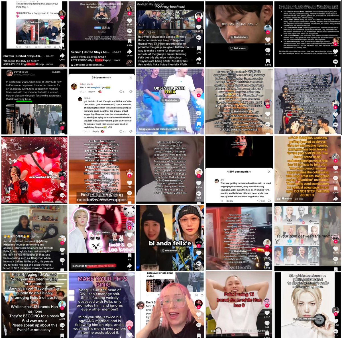 How much longer does Felix have to endure being the punching bag because of your incompetence? His success and demand comes from his own hardwork and star aura, yet you allow others to credit you who never lift a finger to protect him or to promote him , They credit you for the
