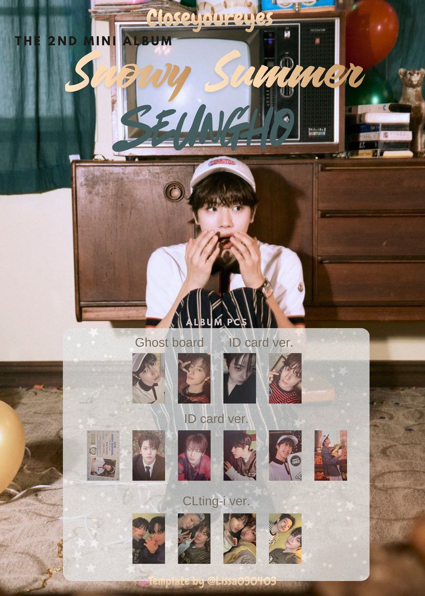 Lissa030403's tweet photo. CLOSEYOUREYES
Snowy Summer template 
Album photocard 
#CLOSEYOUREYES #SNOWYSUMMER #SONGSEUNGHO 
#SAKURADAKENSHIN #SEOKYOUNGBAE
#클로즈유어아이즈 https://t.co/8g7nXPEPwQ
