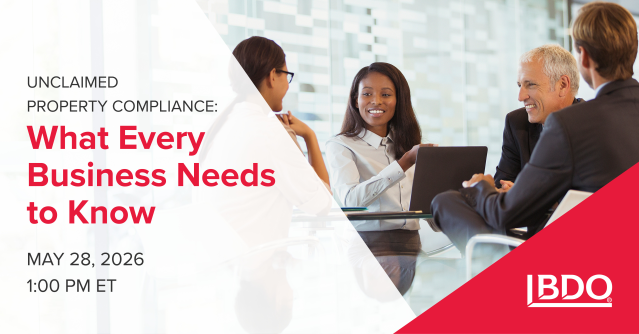 mattdyment's tweet photo. Join @BDO_USA’s annual Unclaimed Property Compliance Webcast to explore key legislative, regulatory &amp; admin updates, common risk areas, audit insights, plus best practices to help strengthen reporting &amp; support a more efficient compliance program: https://t.co/nqLlRdXOnw https://t.co/59LcNj6Z3L