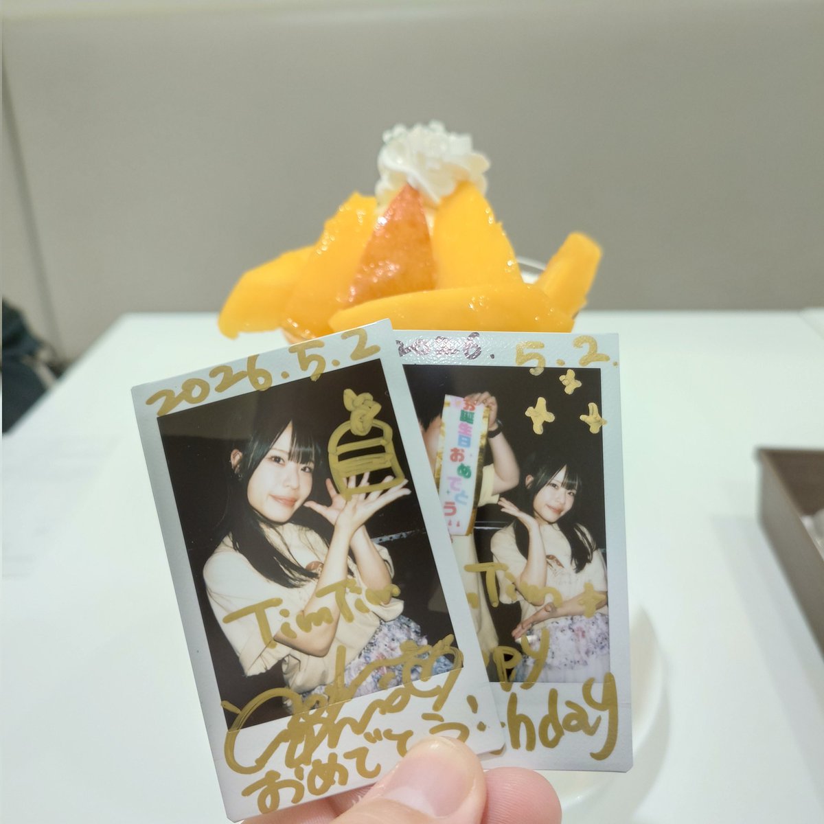 佳凪さん。アイドルあるある：通販チェキって何のテーマだったか忘れ