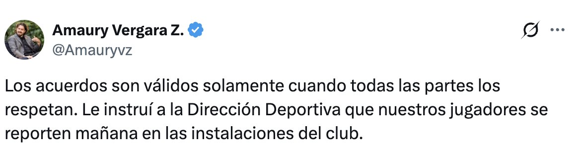 lopezdoriga's tweet photo. A 36 días del Mundial… nueva crisis.

La Selección Mexicana amenaza con dejar fuera del torneo de la FIFA a los jugadores que no se presenten hoy a la concentración, en respuesta al dueño de las Chivas que ordenó que sus futbolistas regresen a entrenar a Guadalajara tras el permiso especial que tuvo Toluca para que Alexis Vega y Jesús Gallardo no reportaran con el Tri por  disputar la semifinal de la Concachampions.

Más en https://t.co/xWxnQ3nYtN