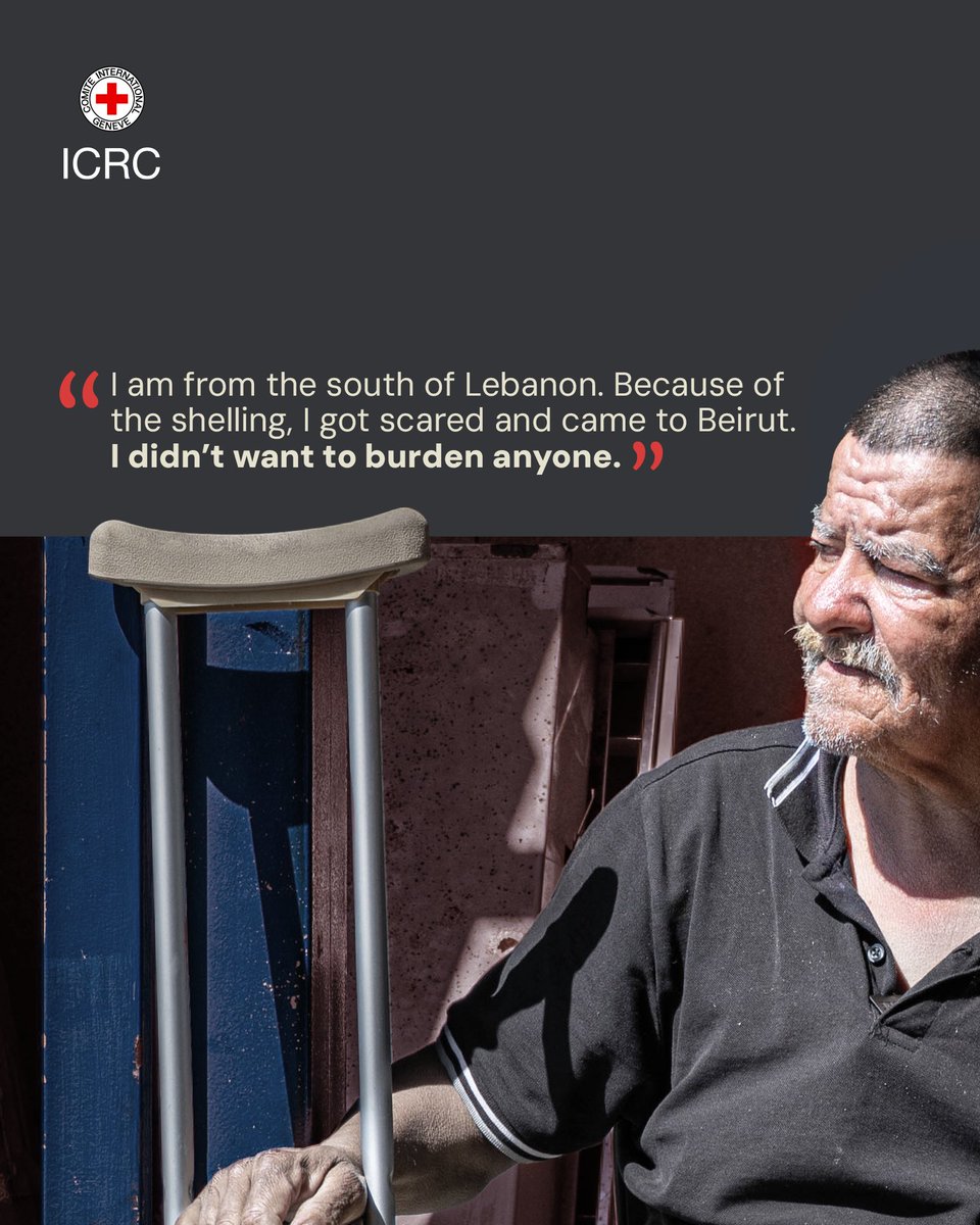 ICRC_lb's tweet photo. You may have visited a stadium, but can you imagine living in one?
Khodor fled his home overnight, searching for safety. Today, he lives in Beirut Sports City, which has now become a shelter.

Some places were not meant to become homes. For many, they’re all they have left. https://t.co/c34BCtM7Tn