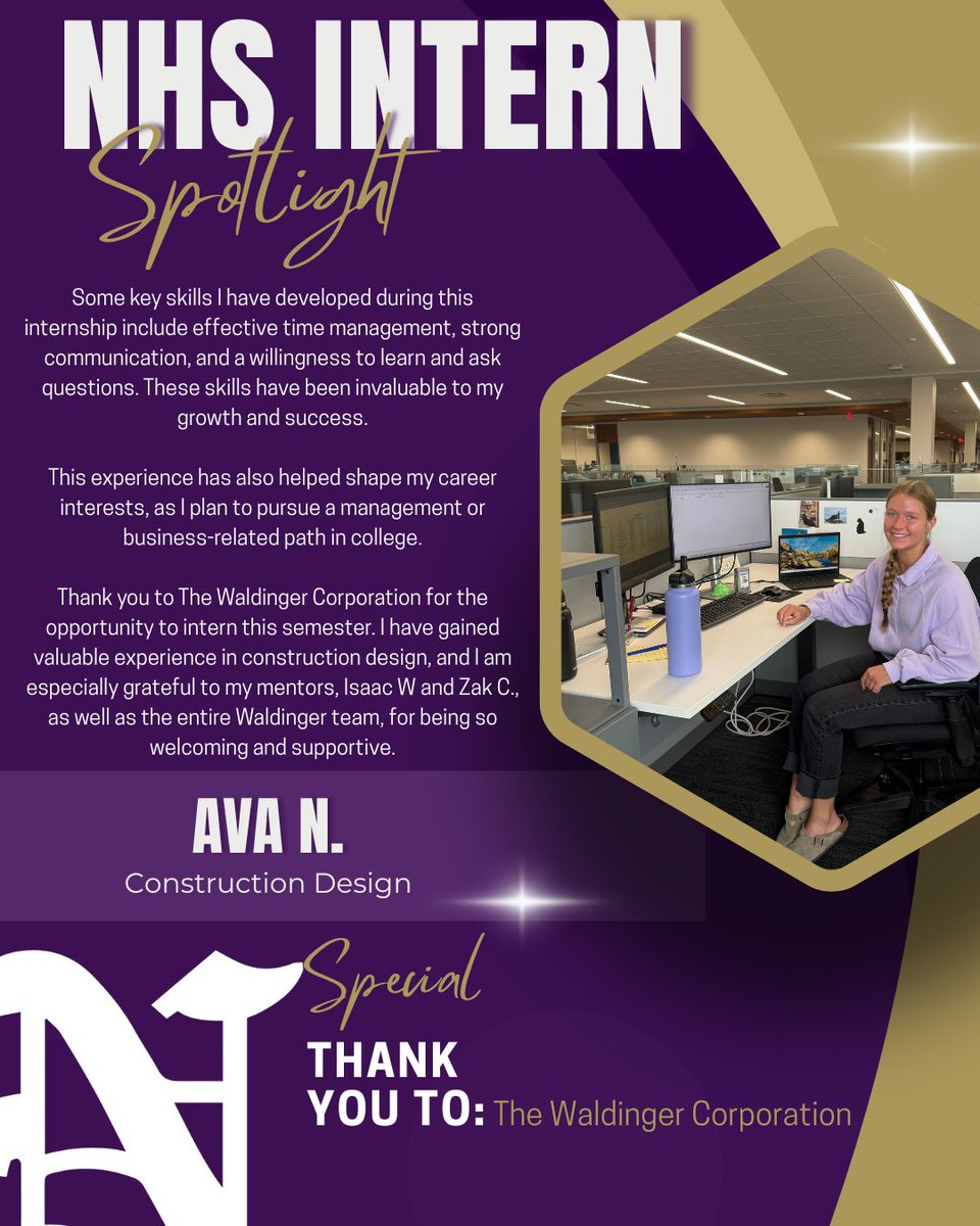 NorwalkCCL's tweet photo. JOURNEY to a Career: Norwalk High seniors are gaining hands-on experience through internships, turning curiosity into confidence and passion into purpose as they prepare for the future. #JOURNEYtoaCareer

@Norwalk_HS, @norwalkcsd @EAGLaboratories @WaldingerCorp @LakewoodElem https://t.co/TPllJWnLic