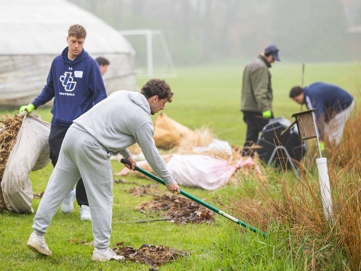 JohnCarrollU's tweet photo. Jesuit Day of Service 2026 united faculty, students, and community partners. Working together across Cleveland was a powerful reminder of the impact we make when we work as one! https://t.co/XJsTMEjDwW