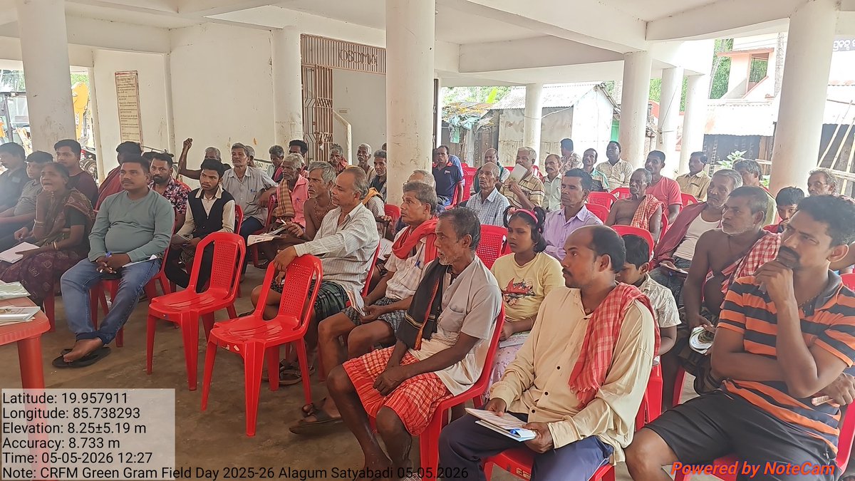 f_fiac's tweet photo. Farmer Awareness Training on Balanced Use of Fertilizer cum Field Day on CRFM Green Gram in Alagum GP, Satyabadi (Agriculture Officers of Satyabadi Block along with KVK,Puri Scientists interacting with ProgressiveFarmers)
#balancedfertilizeruse #organicagriculture #INM #Savesoil https://t.co/Q8FCapLaQU